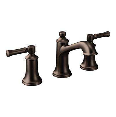 Moen T6805ORB- Dartmoor 8 in. Widespread 2-Handle Bathroom Faucet in Oil Rubbed Bronze (Valve Not Included)