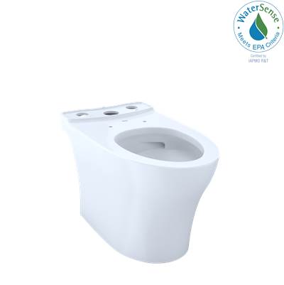 Toto CT446CUFG#01- Aquia Iv Universal Ht Bowl Dual Flush Cefiontect Cotton | FaucetExpress.ca