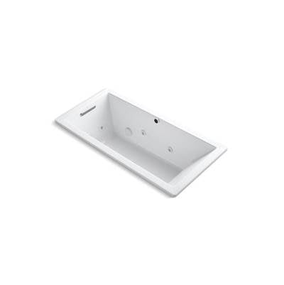 Kohler 1822-JH-0- Underscore® Rectangle 66'' x 32'' heated whirlpool bath with reversible drain | FaucetExpress.ca