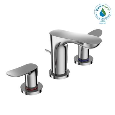 Toto TLG01201U#CP- TOTO GO Two Handle Widespread 1.2 GPM Bathroom Sink Faucet, Polished Chrome | FaucetExpress.ca