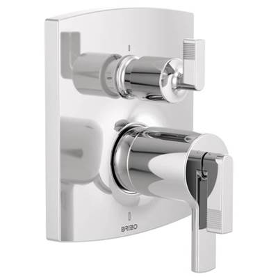 Brizo T75506-PCLHP- Kintsu TempAssure Thermostatic Valve with Integrated 3-Function Diverter Trim - Less Handles