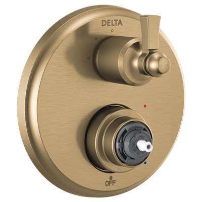 Delta T24856-CZLHP- 3 Function 14 Series Integrated Diverter Trim Less Handle | FaucetExpress.ca