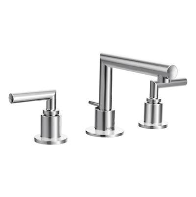 Moen TS43002- Arris 8 in. Widespread 2-Handle Bathroom Faucet Trim Kit in Chrome (Valve Not Included)