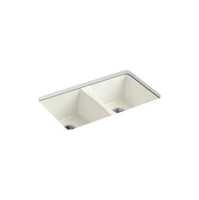 Kohler 5873-5U-96- Deerfield® 33'' x 22'' x 9-5/8'' Undermount double-equal kitchen sink | FaucetExpress.ca