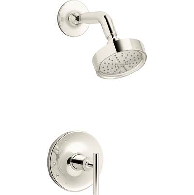 Kohler TS14422-4G-SN- Purist® Rite-Temp® shower trim with lever handle and 1.75 gpm showerhead | FaucetExpress.ca