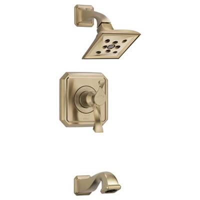 Brizo T60430-GL- Tempassure Thermostatic Tuband Shower Trim | FaucetExpress.ca