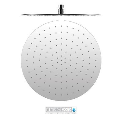 Tenzo SSTS-16-R-CR - Shwr Head Round 40Cm [16In] Stainless Steel 2Mm Chrome