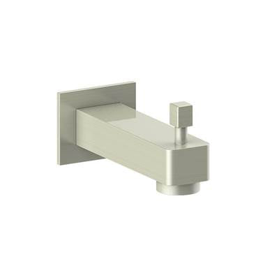 Vogt TS.41.07.BN- Square Tub Spout with Diverter Brushed Nickel