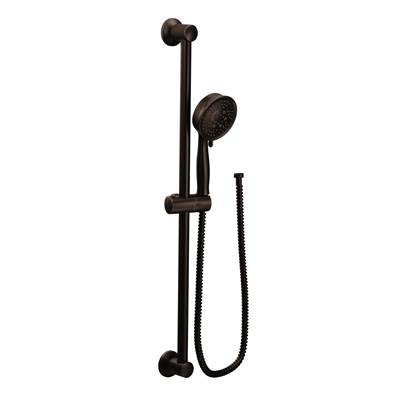 Moen 3667EPORB- 4-Spray Eco-Performance Handheld Hand Shower with Slide Bar in Oil Rubbed Bronze