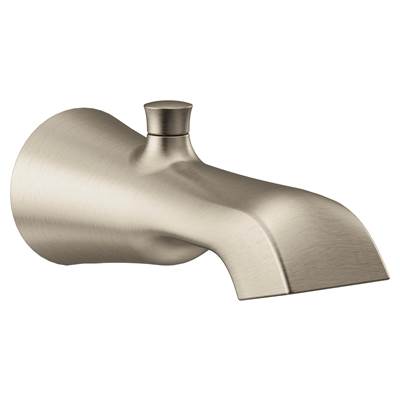 Moen S989BN- Flara 1/2-Inch Slip Fit Connection Diverter Tub Spout, Brushed Nickel