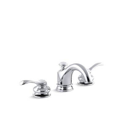 Kohler 12265-4-CP- Fairfax® Widespread bathroom sink faucet with lever handles | FaucetExpress.ca