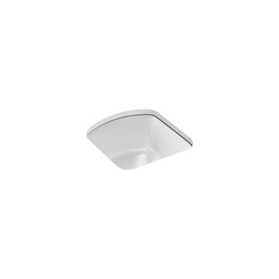 Kohler 5848-0- Napa 18-3/4'' x 18-11/16'' x 9-5/8'' Undermount bar sink with no faucet holes | FaucetExpress.ca