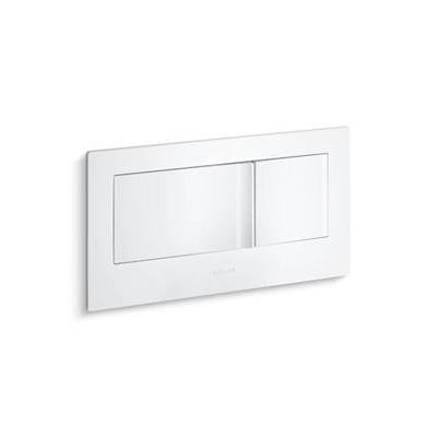 Kohler 6298-0- Veil® Flush actuator plate for 2''x6'' in-wall tank and carrier system | FaucetExpress.ca