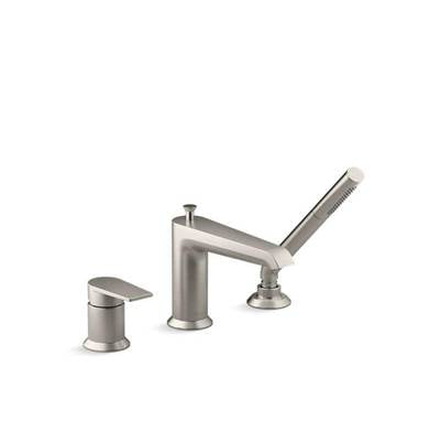 Kohler 97070-4-BN- Hint Single-handle deck-mount bath faucet with handshower | FaucetExpress.ca