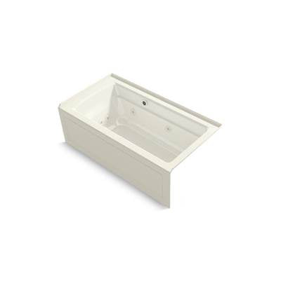 Kohler 1122-XGHRA-96- Archer® 60'' x 32'' integral apron whirlpool + Heated BubbleMassage air bath with right-hand drain | FaucetExpress.ca