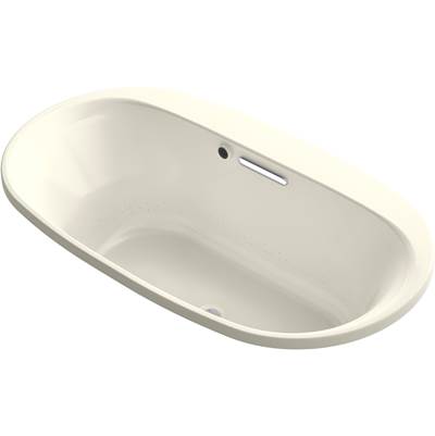 Kohler 5716-GH-96- Underscore Oval 66-in X 36-in Heated Bubblemassage Air Bath With Center Drain | FaucetExpress.ca