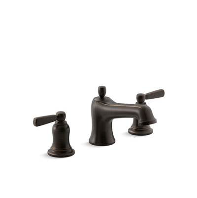 Kohler T10585-4-2BZ- Bancroft® Bath faucet trim for deck-mount high-flow valve with non-diverter spout and metal lever handles, valve not included | FaucetExpress.ca