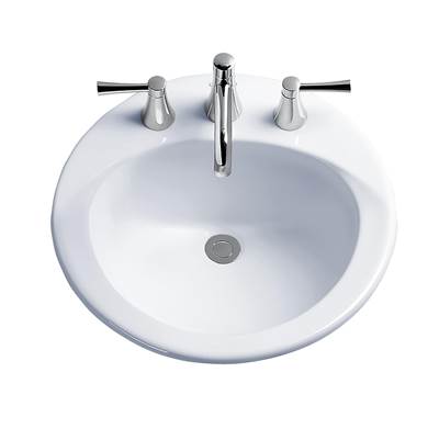 Toto LT512.8G#11- Ultimate 8'' Ctr S-Rim Ct Lav Colonial White | FaucetExpress.ca