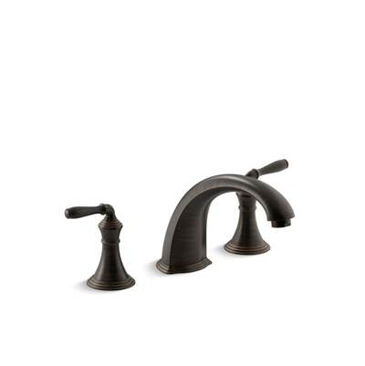 Kohler T398-4-2BZ- Devonshire® Bath- or deck-mount bath faucet trim with spout and lever handles, valves required | FaucetExpress.ca