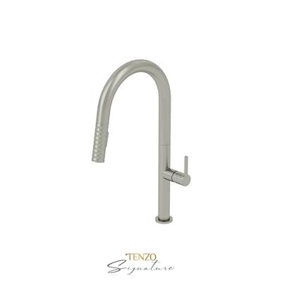 Tenzo CA130-SS- Single-Handle Kitchen Faucet Calozy With Pull-Down & 2-Function Hand Shower Stainless Steel