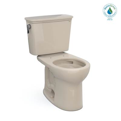 Toto CST785CEFG#03- Toto Drake Transitional Two-Piece Round 1.28 Gpf Universal Height Tornado Flush Toilet With Cefiontect Bone