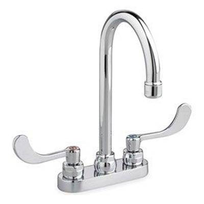 American Standard 7500174.002- Monterrey 4-Inch Centerset Gooseneck Faucet With Wrist Blade Handles 0.35 Gpm/1.3 Lpm