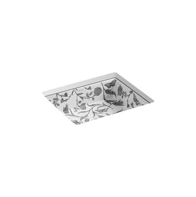 Kohler 14275-BT-0- Botanical Study Kathryn® Undermount bathroom sink | FaucetExpress.ca