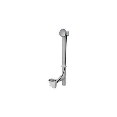 Geberit 150.156.21.1- Geberit bathtub drain with TurnControl handle actuation, rough-in unit 17-24'' PP with ready-to-fit-set trim kit: bright chrome-plated | FaucetExpress.ca