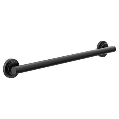 Moen YG0724BL- Iso Matte Black 24'' Designer Grab Bar