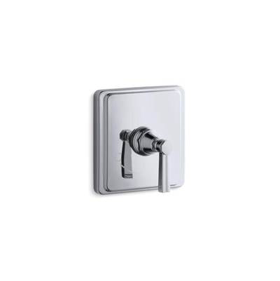 Kohler T13173-4B-CP- Pinstripe® Valve trim with lever handle for thermostatic valve, requires valve | FaucetExpress.ca