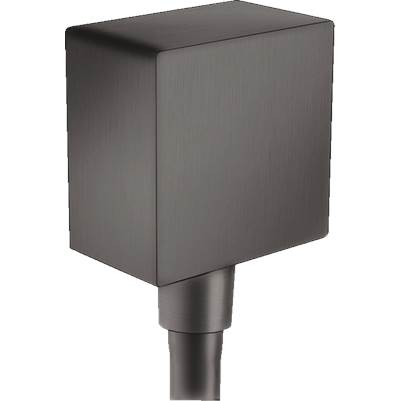 Hansgrohe 26455341- Square Wall Outlet With Check Valves - FaucetExpress.ca