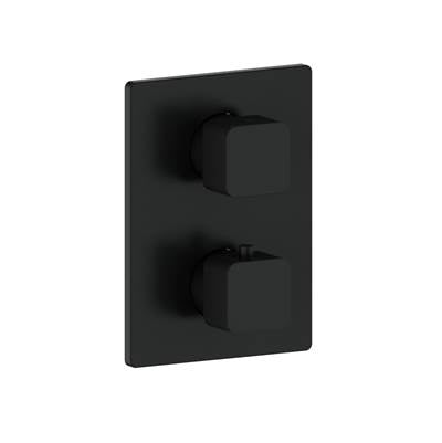 Vogt TM.NU.320.MB- Niveau Trim for 3-Way Thermostatic Valve Matte Black