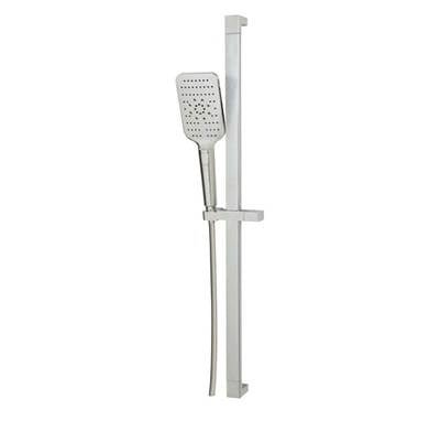 Aquabrass - 12784 Complete Square Shower Rail - 3 Functions