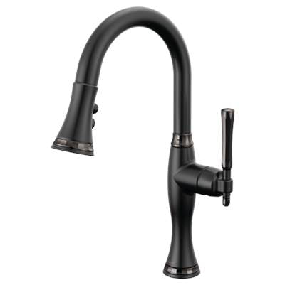 Brizo 63958LF-BLBNX- Pull-Down Prep Faucet