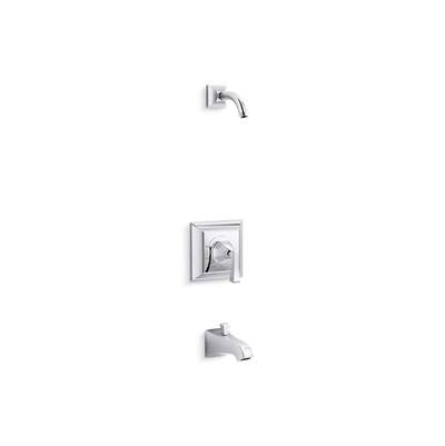 Kohler TLS461-4V-CP- Memoirs® Stately Rite-Temp® bath and shower trim set with Deco lever handle and spout, less showerhead | FaucetExpress.ca