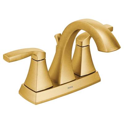 Moen 6901BG- Voss 4 in. Centerset 2-Handle Bathroom Faucet in Brushed Gold