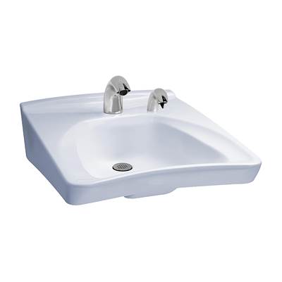 Toto LT308A#01- 1-Hole Wall Mt Hdcp Lavatory For Soap Dispenser--Cotton | FaucetExpress.ca