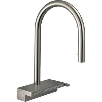 Hansgrohe 73837801- Select Pull-Down Kitchen Faucet With Satinflow Spray - FaucetExpress.ca