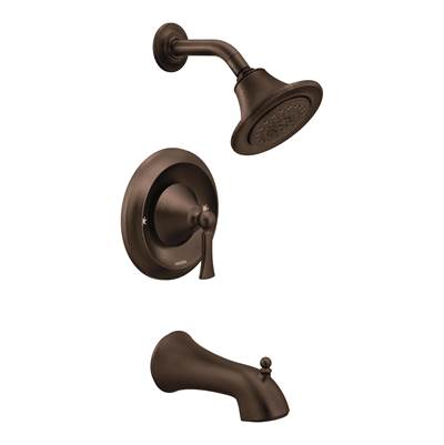 Moen T4503ORB- Wynford T4503ORB Posi-Temp Tub and Shower Trim Kit, Valve Required, Oil Rubbed Bronze