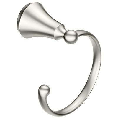 Moen YB5286BN- Wynford Brushed Nickel Towel Ring