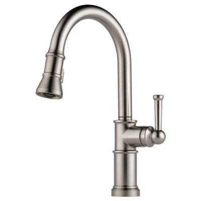 Brizo 63025LF-SS- Single Handle Pull-Down Kitchen Faucet | FaucetExpress.ca