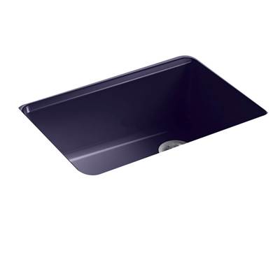 Kohler 8668-5UA2-DGB- Riverby® 27'' x 22'' x 9-5/8'' Undermount single-bowl kitchen sink with accessories and 5 oversized faucet holes | FaucetExpress.ca