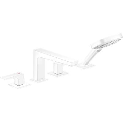 Hansgrohe 32557701- 4-Hole Roman Tub Set Trim With Lever Handles - FaucetExpress.ca