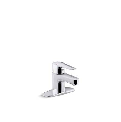 Kohler 98146-4-CP- July Single-handle bathroom sink faucet with escutcheon | FaucetExpress.ca