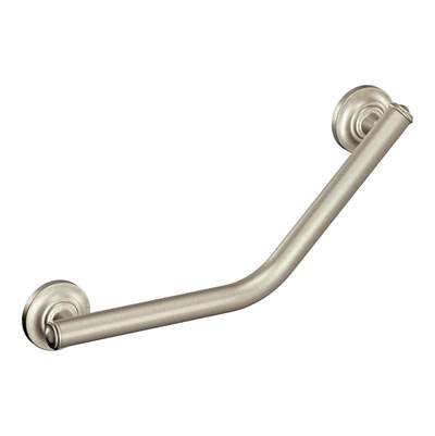 Moen RA8716D1GBN- Home Care Brushed Nickel 16'' Angled Grab Bar