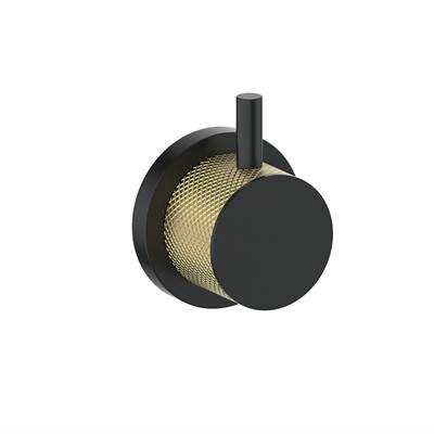 Vogt TM.DA.01.GB- Drava Trim for 3/4' Thermostatic Volume Control Valve Matte Gold Matte Black