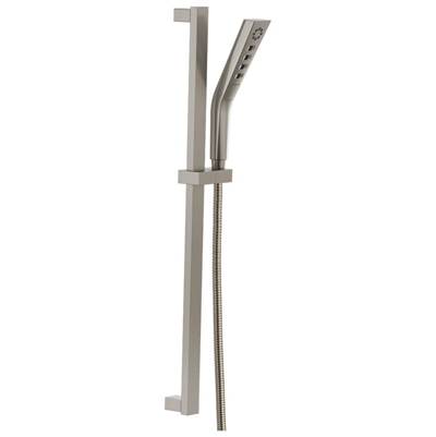 Delta 51799-SS- 3-Setting H2Okinetic Slide Bar Handshower | FaucetExpress.ca