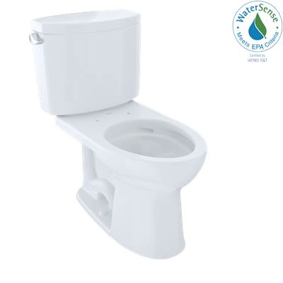 Toto CST454CEFG#01- Drake Ii 2Pc Elong Bowl & Tank C454Cefg + St454E - Cotton | FaucetExpress.ca