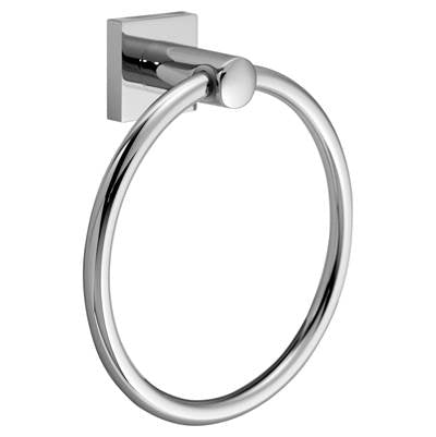 Laloo H2680 C- Hero Hand Towel Ring - Chrome | FaucetExpress.ca