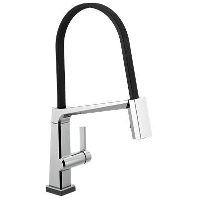 Delta 9693T-DST- Single Handle Exposed Hose Kitchen Faucet With Touch2O Techn | FaucetExpress.ca